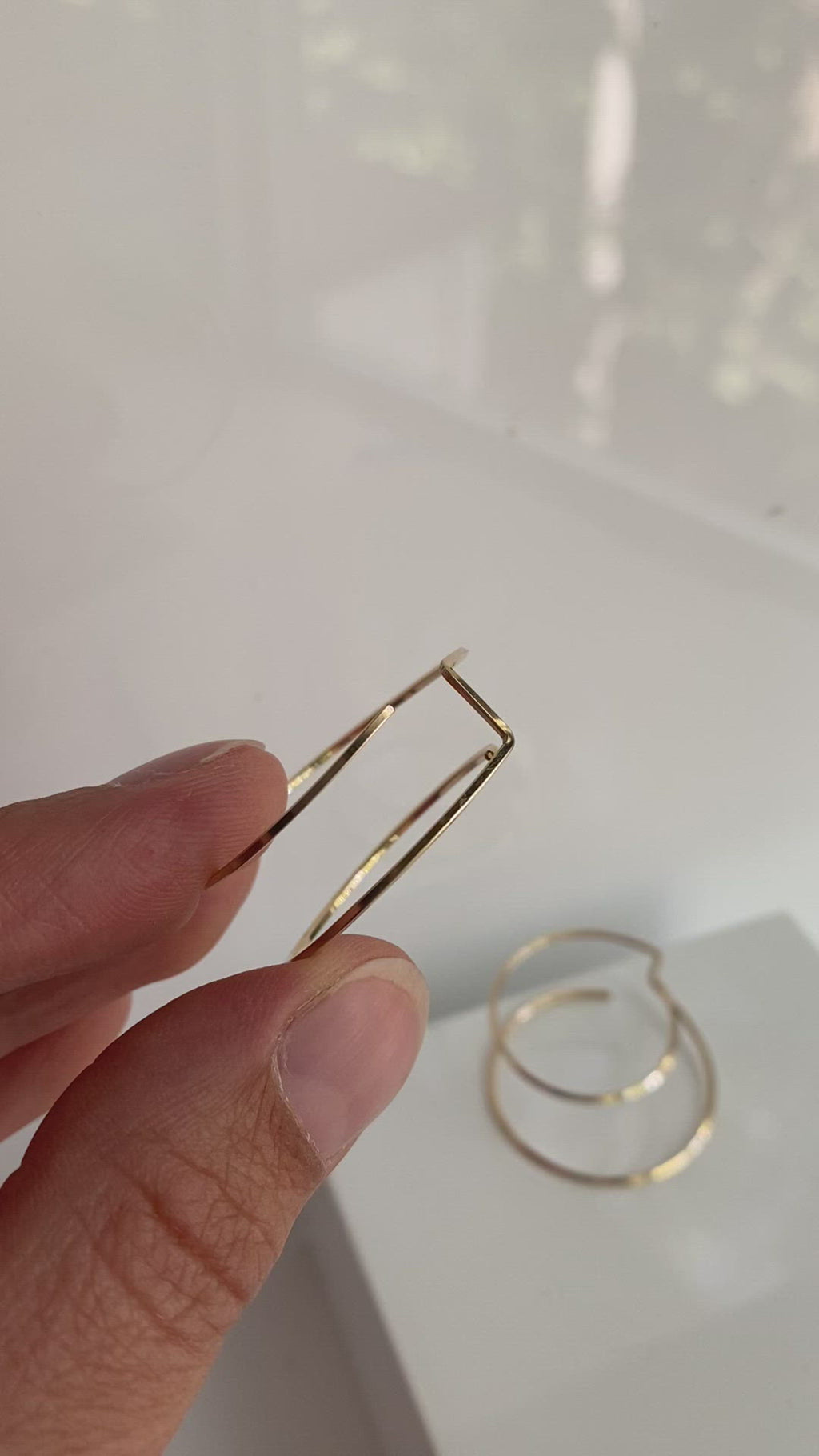 hoop earrings